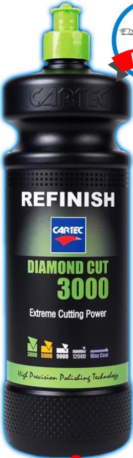 Cartec Diamond Cut 3000 Extreme Cutting Power Refinish 500ml