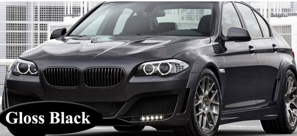 Gloss Black Front Kidney Grill Grilles For BMW F10 F11 F18 M5 5Series 2010-16 UK