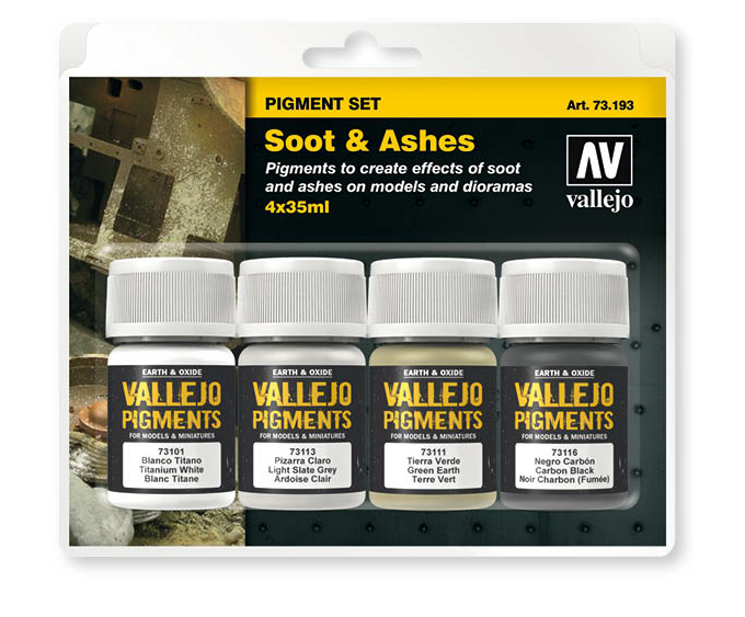Pigments Set - Soot & Ashes Vallejo 73193