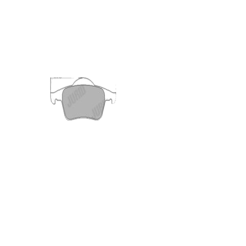 Rear JURID 573021J Brake Pad Set, disc brake for VOLVO