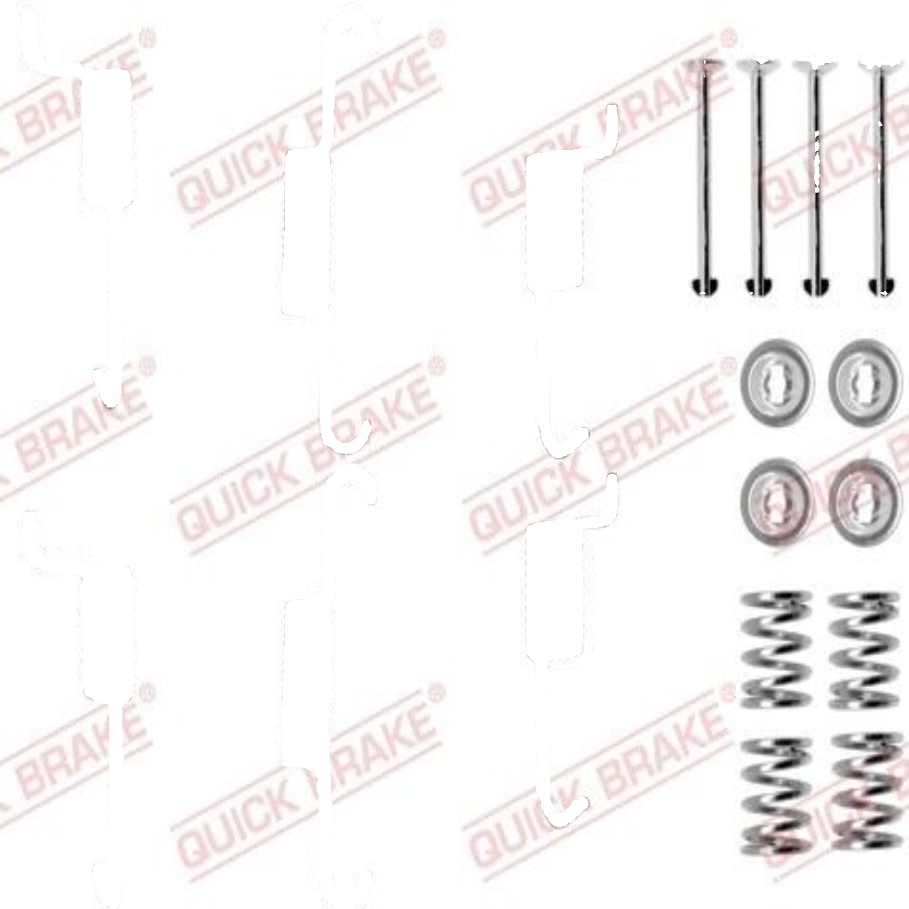 Rear QUICK BRAKE 105-0823 Accessory Kit, parking brake shoes for HYUNDAI,KIA