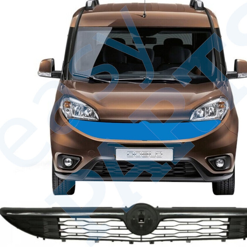 FIAT DOBLO 2015- FRONT GRILLE CENTER AIR INTAKE CHROM
