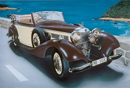 Italeri 510003701-1:24 Mercedes Benz 540K Medium - Image 5