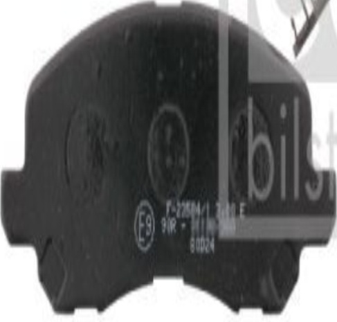 Front FEBI BILSTEIN 16644 Brake Pad Set, disc brake for ,CHRYSLER,CITROËN,DODGE,