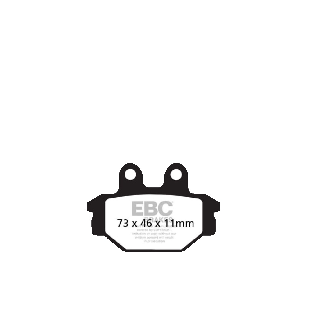 EBC Motorcycle TT Brake Pads Rear for Kymco MXU 700i 4 x 4 LoF 2013 - 2021