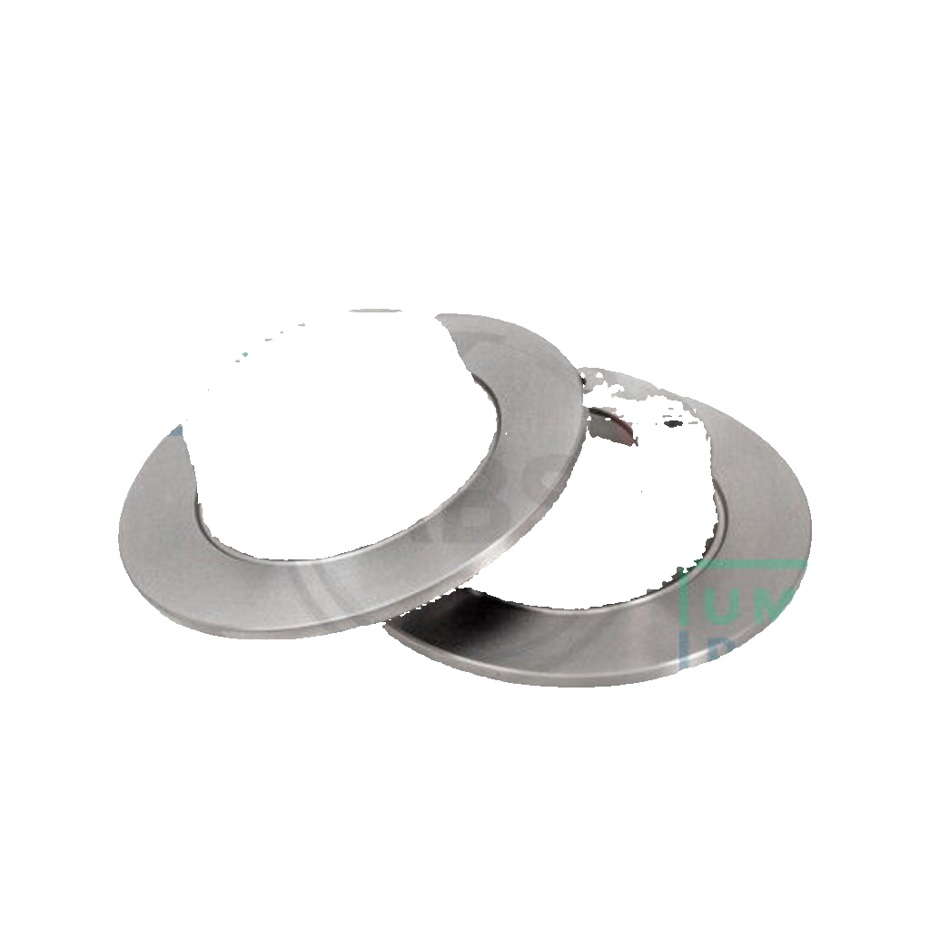 2x Brake disc solid 17061 A.B.S. for AUDI A6 C5 A6 C5 Avant