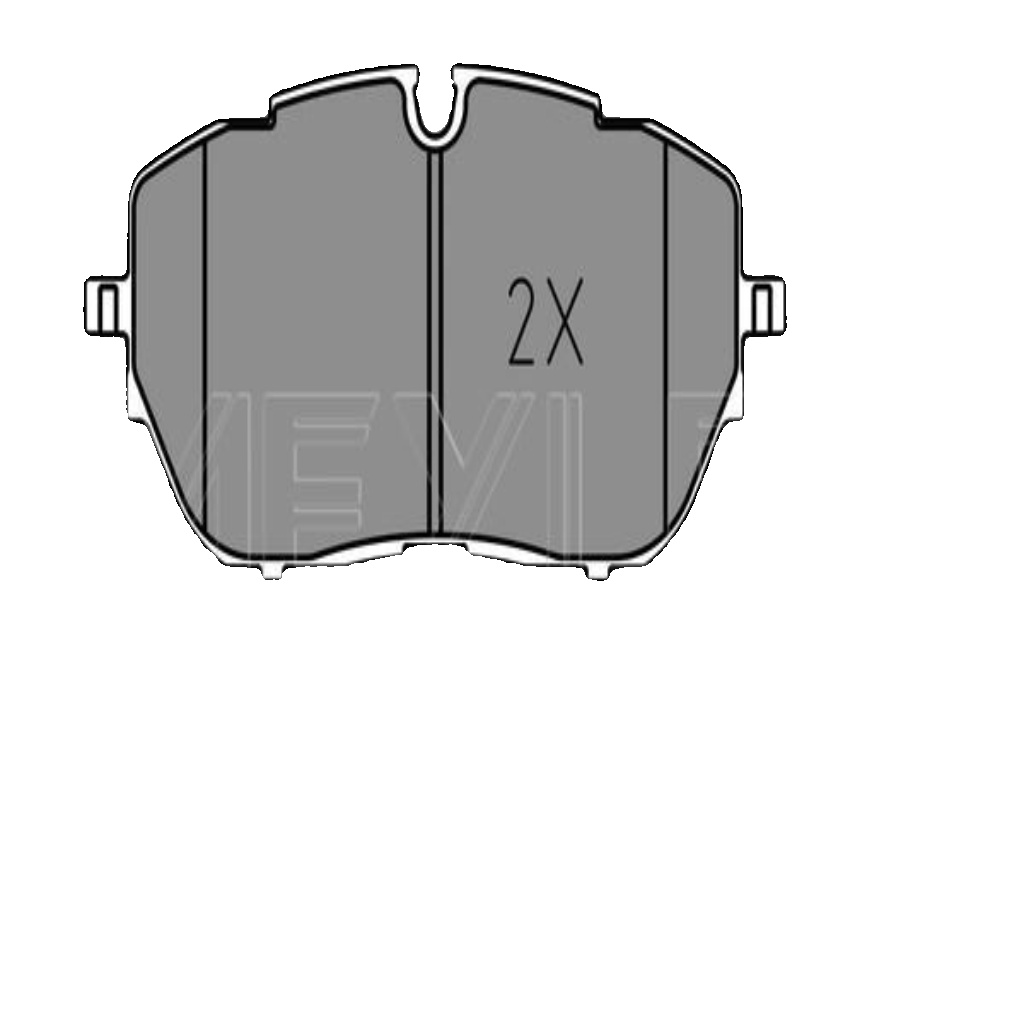 Front MEYLE 025 222 1818 Brake Pad Set, disc brake for PEUGEOT