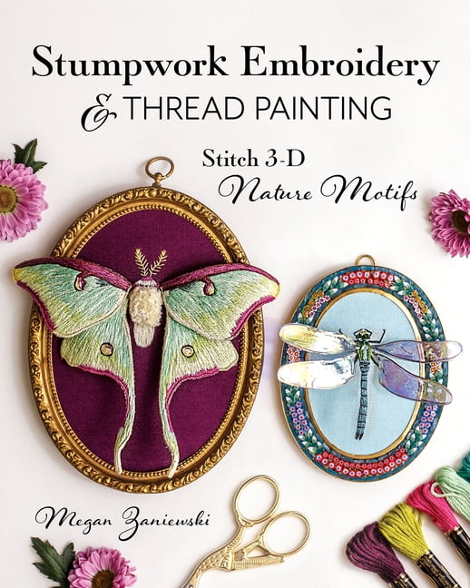Stumpwork Embroidery & Thread Painting by Megan Zaniewski (Paperback Book) - Image 3