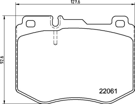 Brake Pads Set fits MERCEDES E300E W213 2.0 Front 2020 on M274.920 Brembo New - Image 9