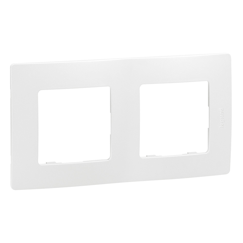 Niloe 665002 White 2-Gang Frame - Image 2