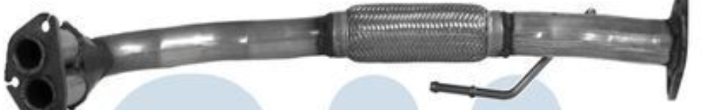BM Catalysts BM70010 Exhaust Pipe With Fitting Kit Fits Fiat