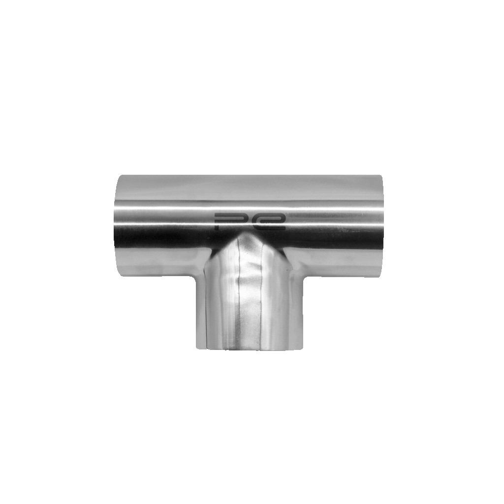 2.5"" 63mm Exhaust T Piece Splitter 3 Way Equal Pipe Connector 304 Stainless