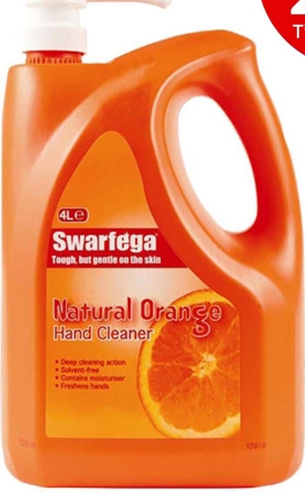 SOR4LMP Natural Orange With Built In Pump Hand Cleaner 4L 4 Litre By Swarfega - Image 6