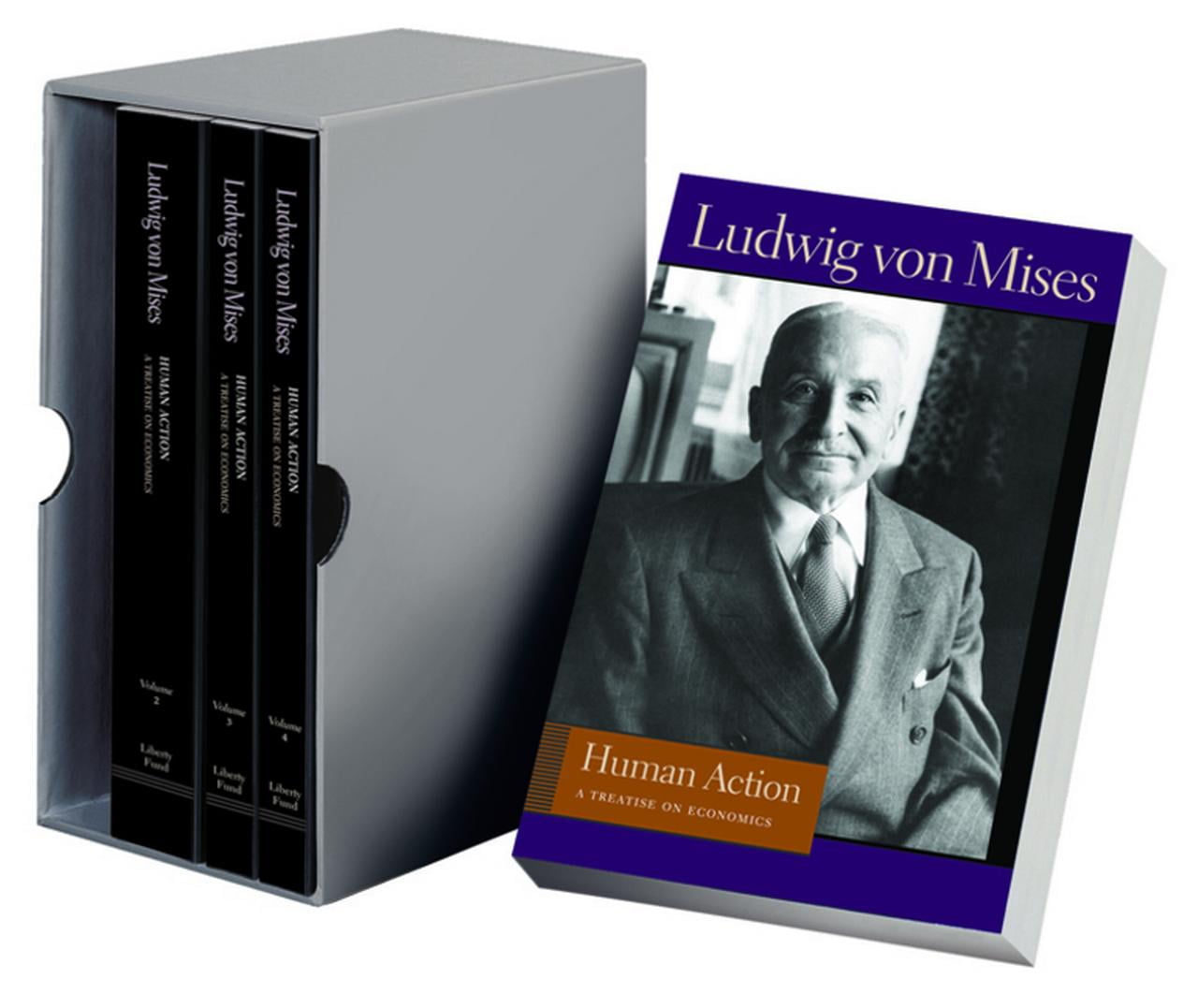 Human Action (4-Volume Set) by Ludwig Mises, Bettina B Greaves - 9780865976313