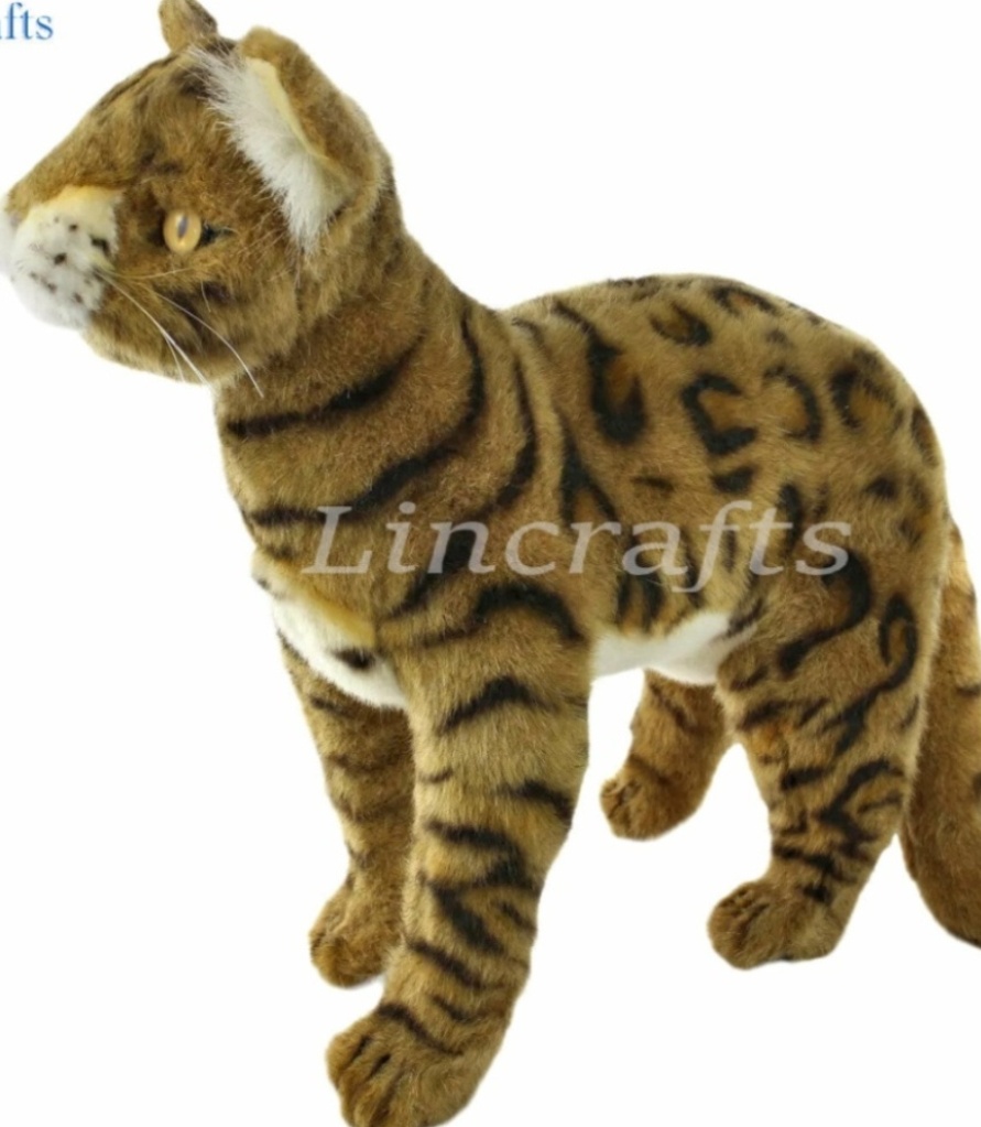 Hansa Bengal Cat 6354 Soft Toy Sold by Lincrafts UK Est 1993