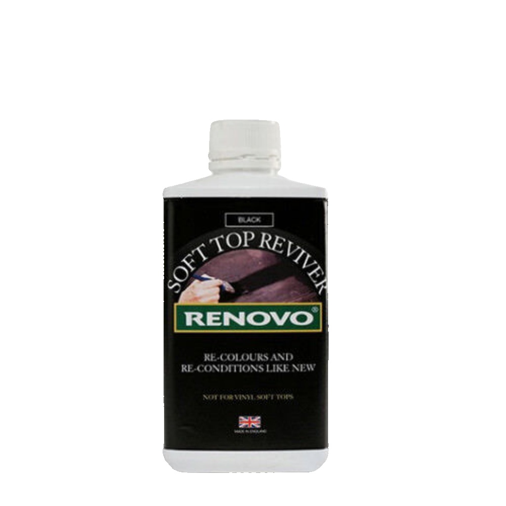 Renovo Soft Top Reviver Black Re-Colours Convertible Cabriolet Canvas Hood 500Ml - Image 5