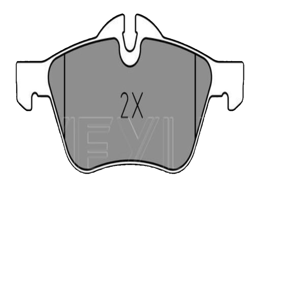 Front MEYLE GERMANY 025 232 8118 Brake Pad Set, disc brake for MINI