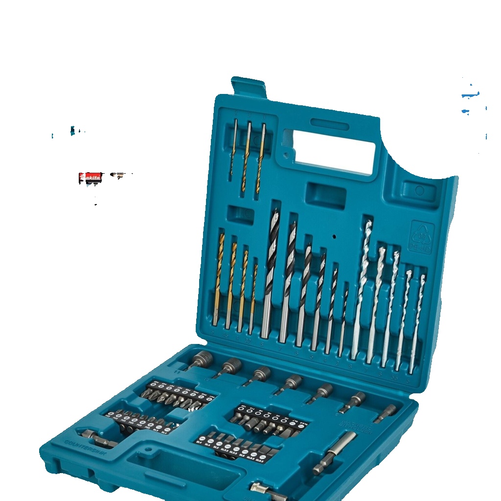 Makita E-11829 60 Piece PRO Drill Bit Set Masonry HSS Drill Nut Driver Socket