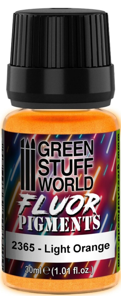 Green Stuff World GSW2365 - Pigment Fluor Light Orange 30 ml - New