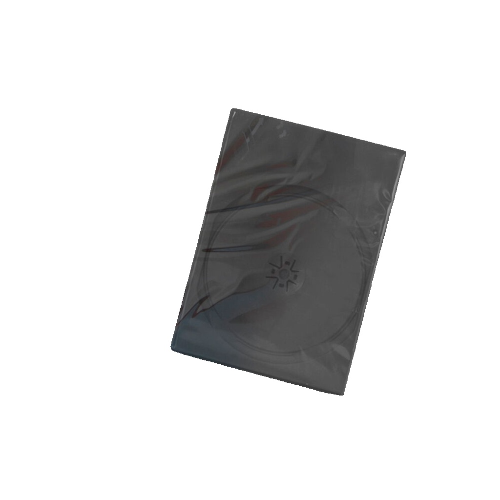 100 Mediarange clear DVD 14mm case plastic sleeves wrap cover Reseal Flap BOX01