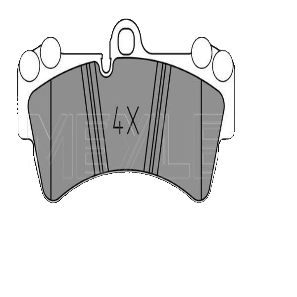 MEYLE 025 236 9317 Brake Pad Set, disc brake for ,AUDI,PORSCHE,VW