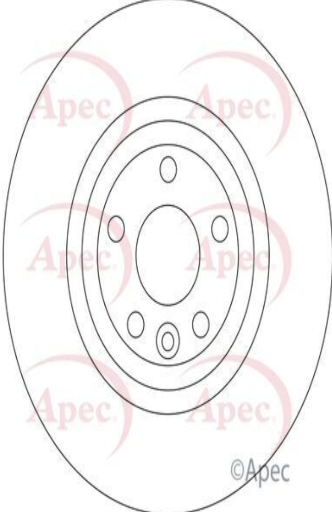 Brake Disc Front Fits Jaguar F-Pace Land Rover Range Rover Velar APEC DSK3398