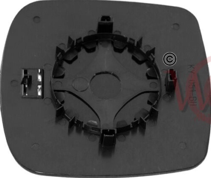 FOR RENAULT KANGOO 2008->2012 DOOR/WING MIRROR GLASS HEATED & BASE,RIGHT SIDE