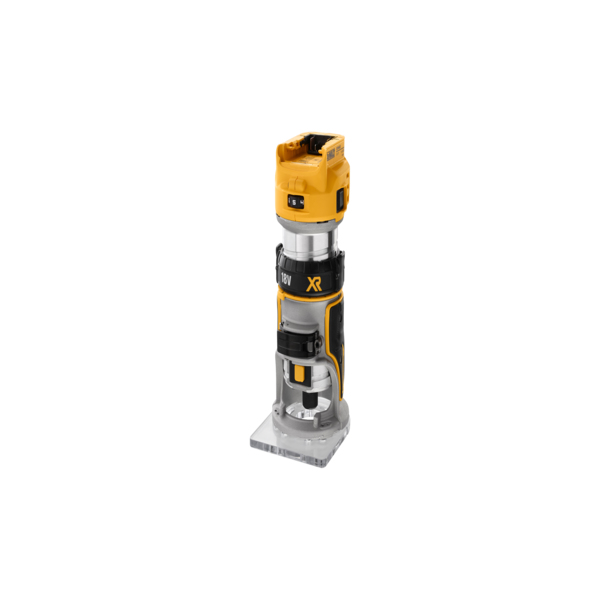 Dewalt DCW604NT 18V XR Brushless ¼"" Router With Fixed & Plunge Bases
