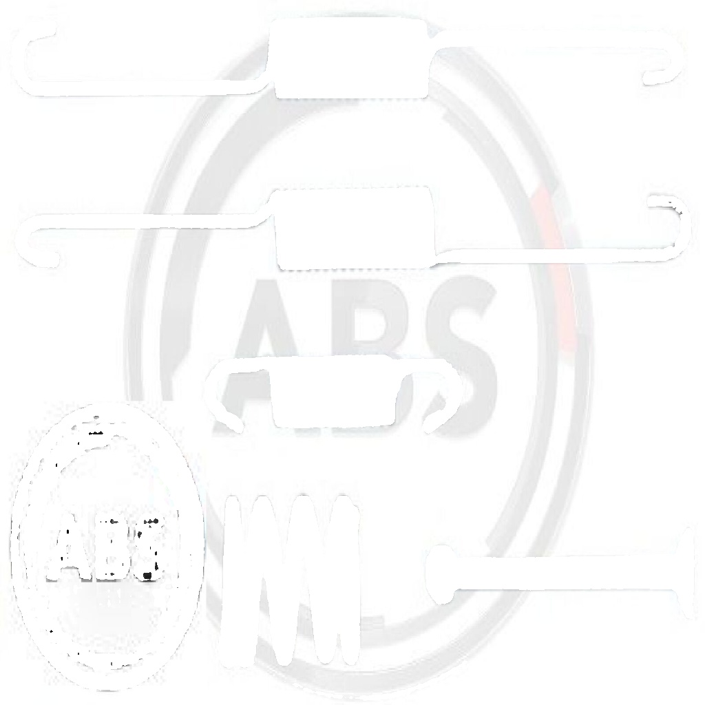 0879Q A.B.S. Accessory Kit, brake shoes for TOYOTA