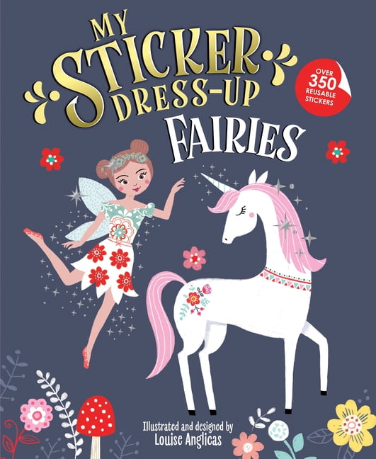 My Sticker Dress-Up: Fairies by Louise Anglicas NEW - Image 5