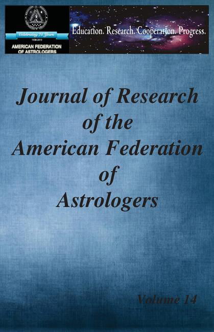 AFA - Journal of Research Vol. 14 - New paperback or softback - X555z
