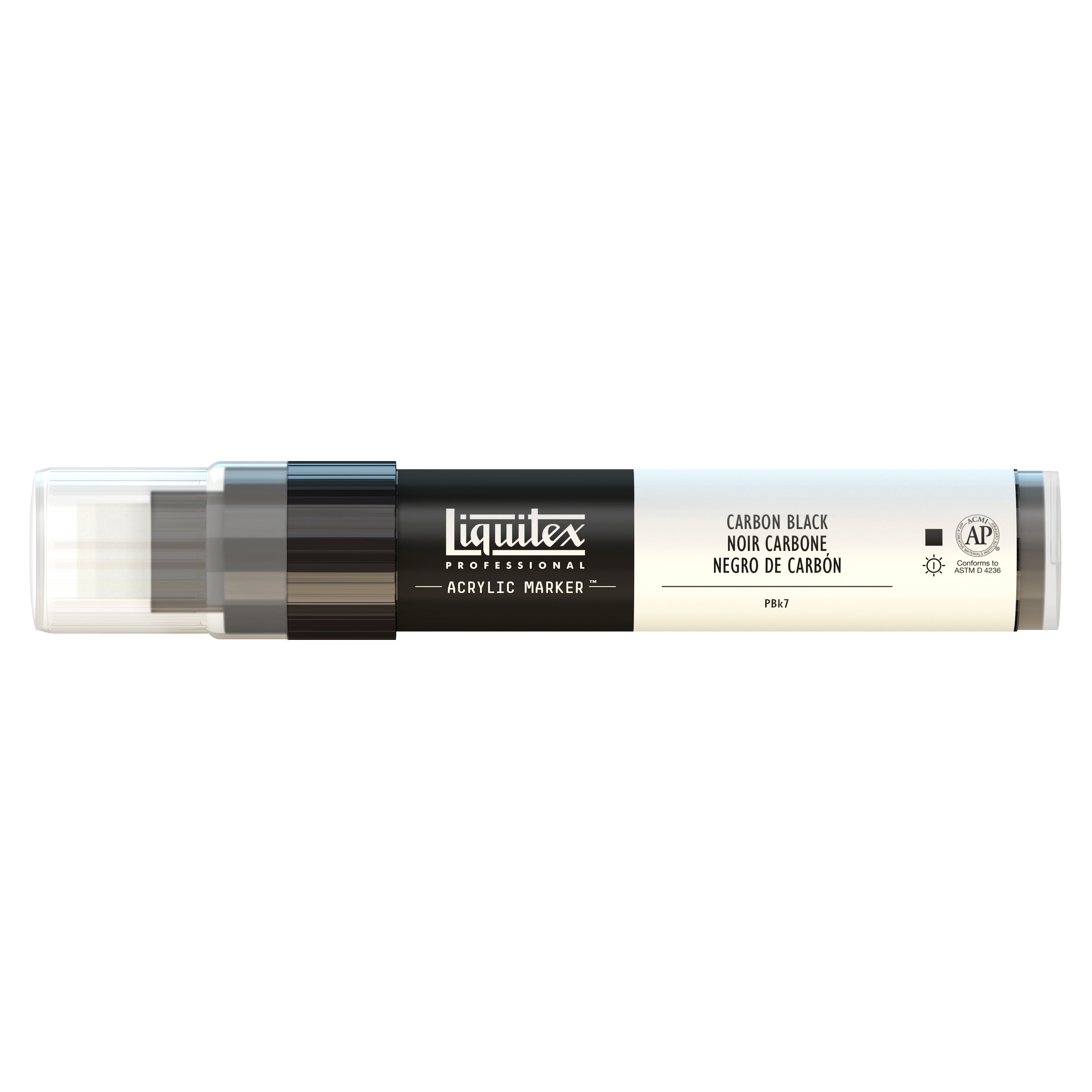 Liquitex Marker : 15mm WIDE Carbon Black