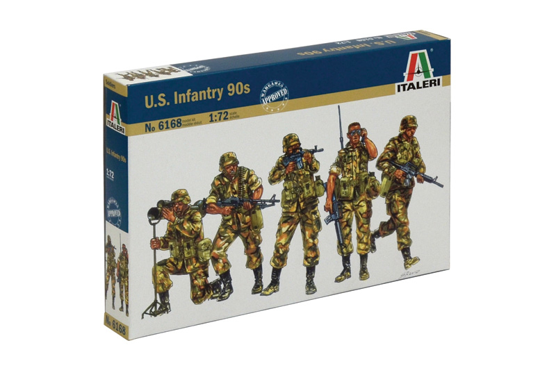 ITALERI Modern US Soldiers 6168 1:72 Model Kit Figures