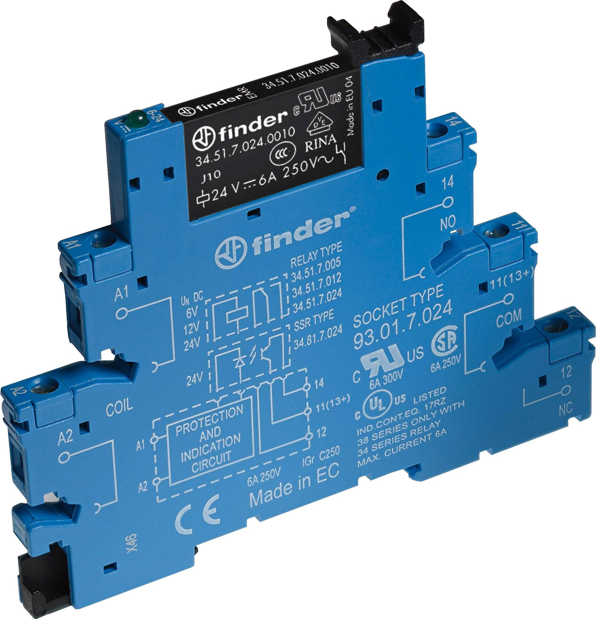 Relay Coupling Module 1P 6A 24V DC 38.51.7.024.0050 - Image 3