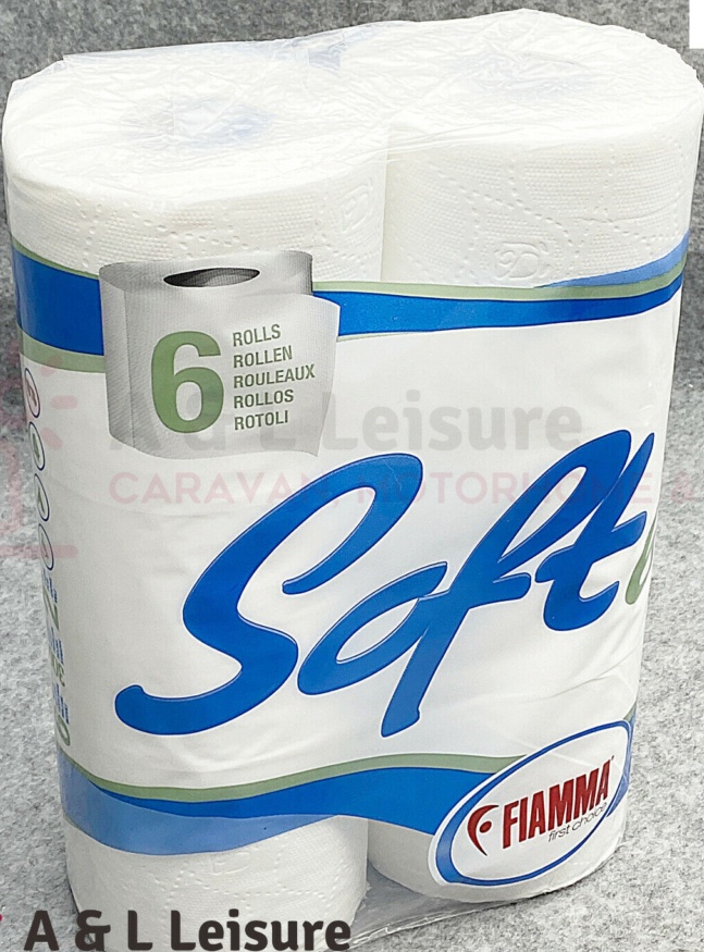 Fiamma Toilet Roll Paper 6 Pack Chemical Loo Tissue Potti Camper Camping Caravan