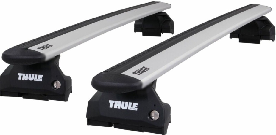 Thule WingBar Evo Silver Roof Bars to fit Vauxhall Astra Mk.6 Tourer 10-15 Rails