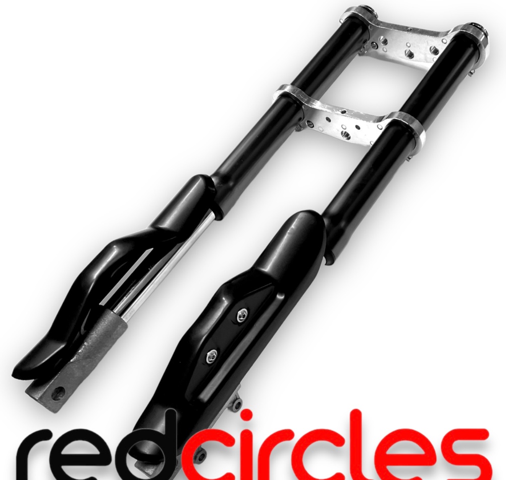 BLACK 47cc & 49cc MINI MOTO DIRT BIKE FRONT FORKS / MINIMOTO SUSPENSION
