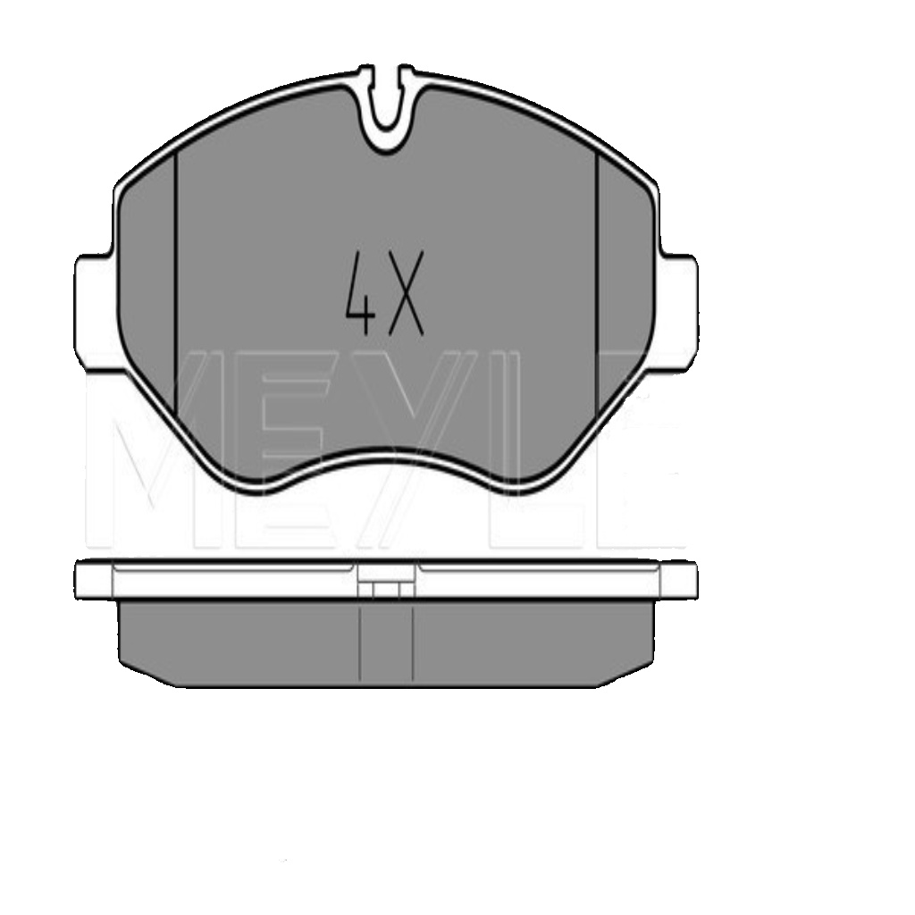 MEYLE 025 291 9220 Brake Pad Set Front Fits Mercedes-Benz EQV eSprinter VW