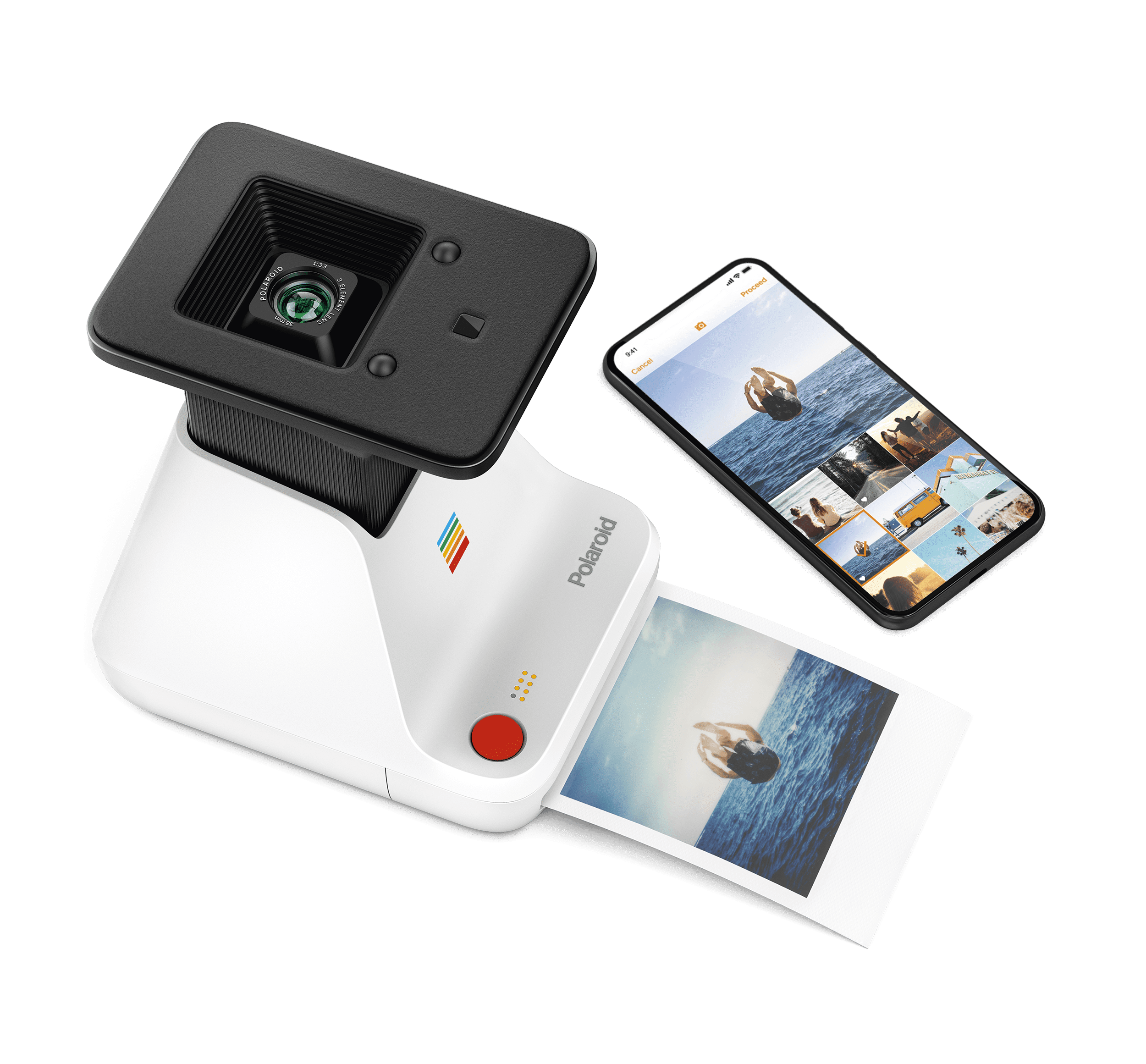Polaroid Lab Instant Photo Printer - White - Image 3