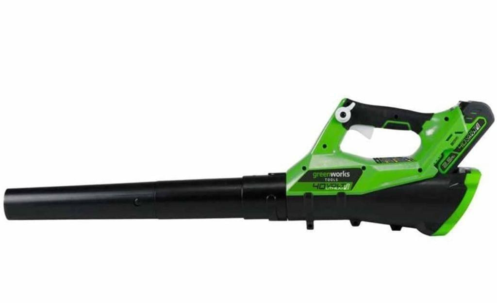 new GreenWORKS Axial40V Cordless Battery Garden Blower GD40ABIIK2X 6952909076034