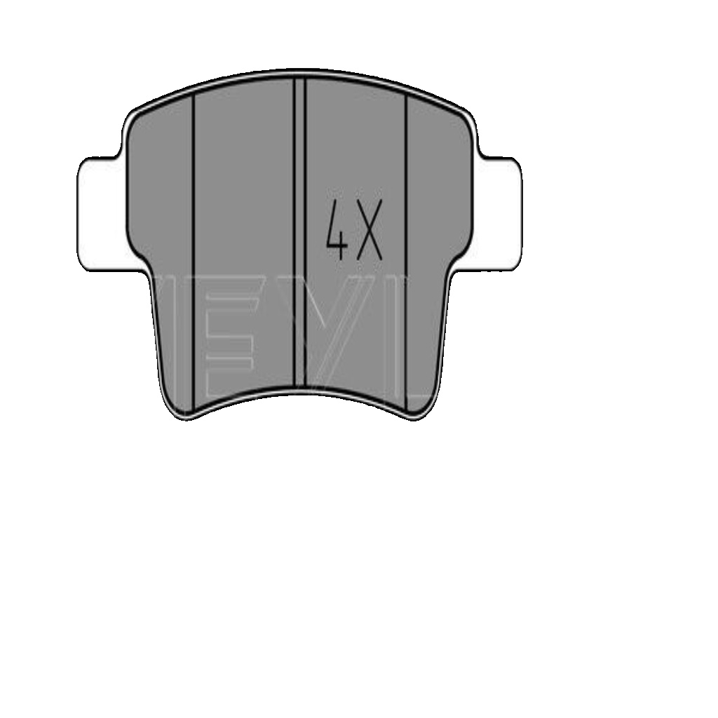 Rear MEYLE 025 245 4016 Brake Pad Set, disc brake for CITROËN