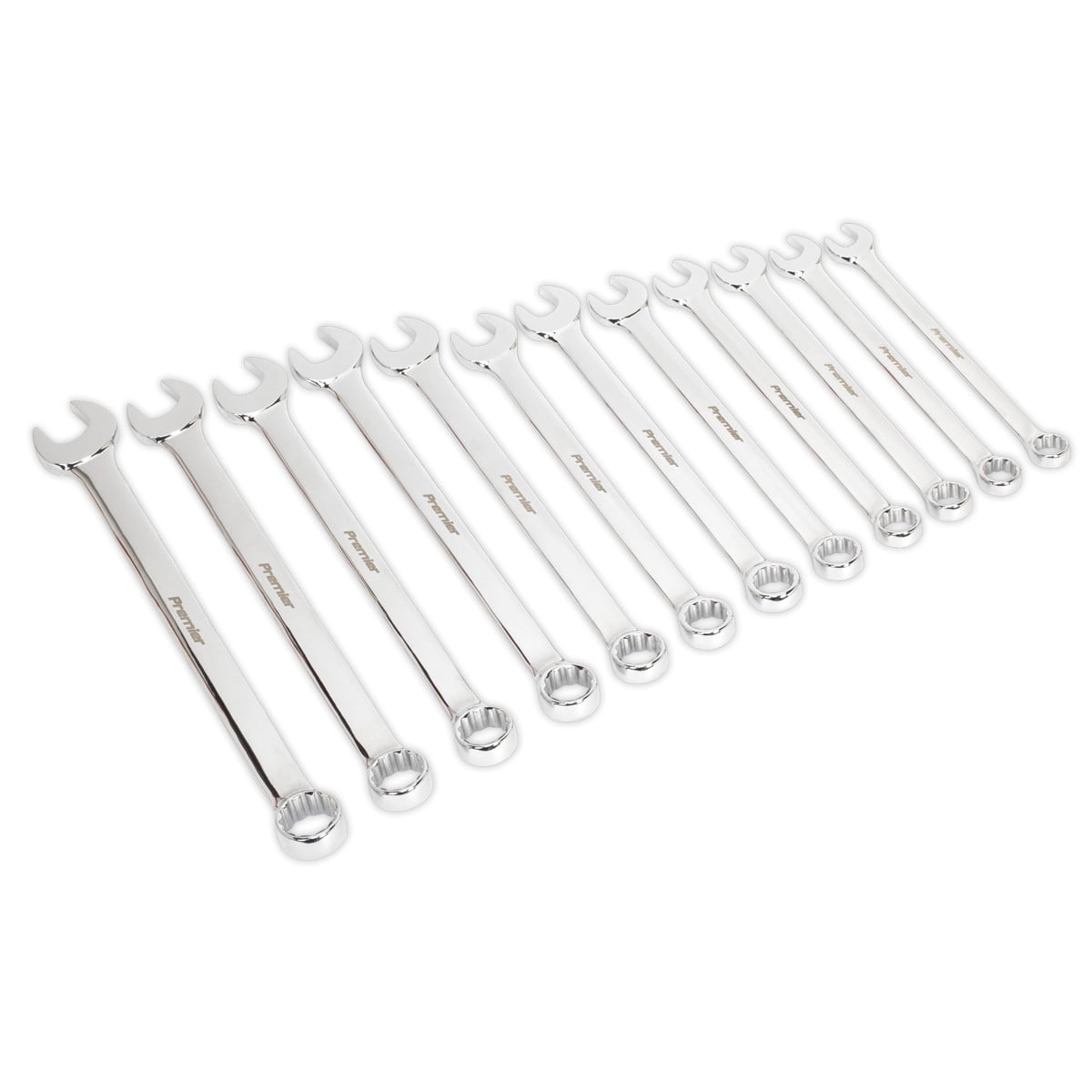 Sealey AK6082 Premier Jumbo Combination Spanner Set 12pc