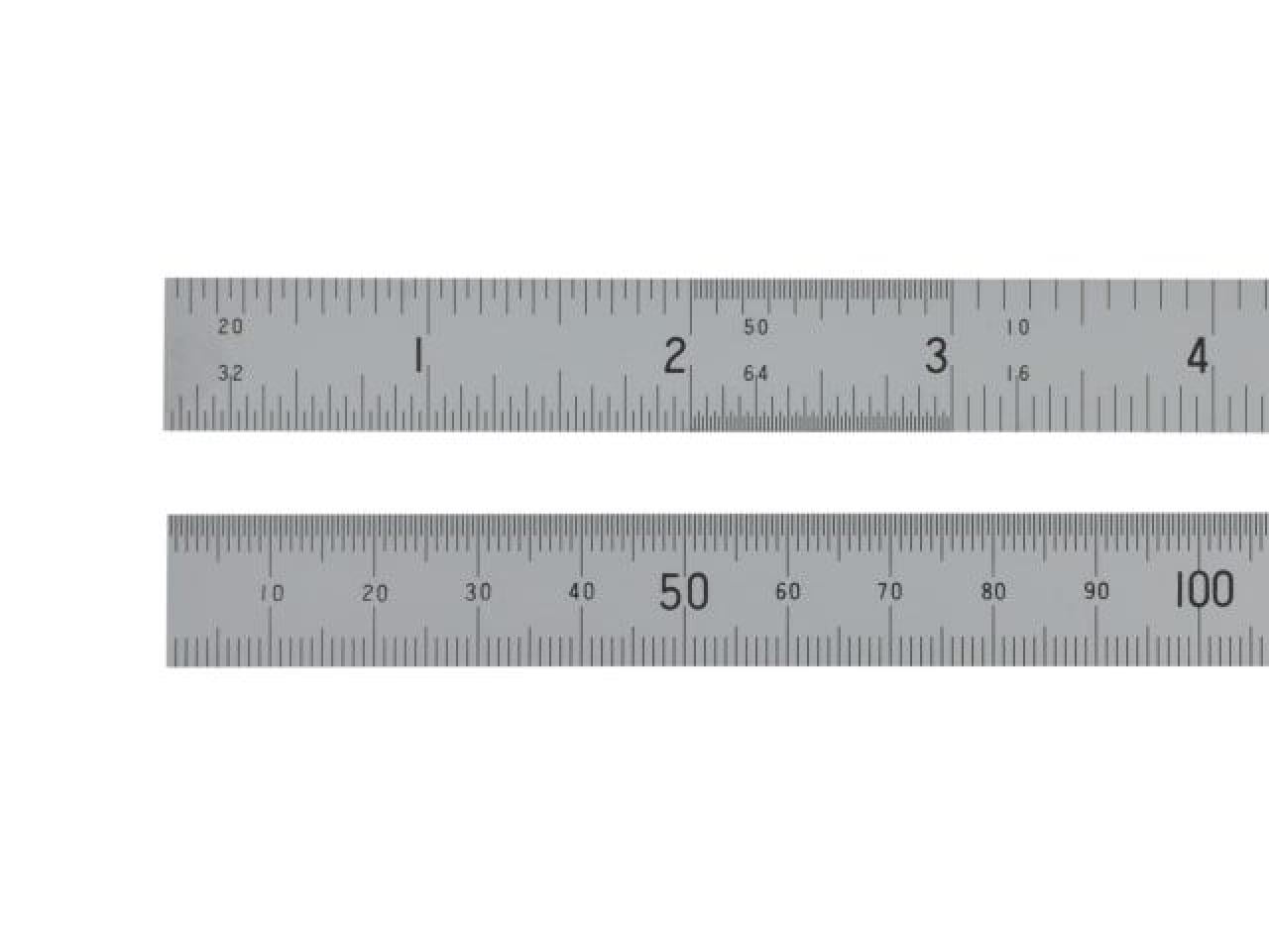Fisher FISC06 Satin Chrome Rule 150mm / 6in