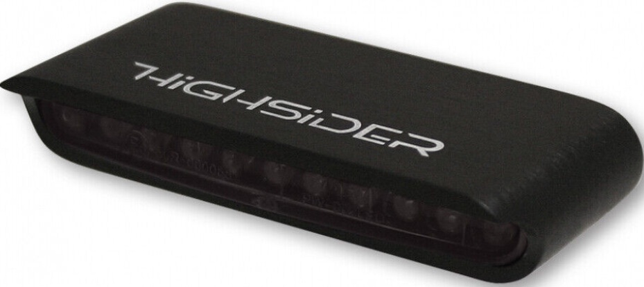 Highsider Pro Stripe LED Indicator - Homologated E-Chromed/Smoked - Pair For