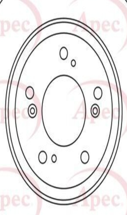 Apec Front Brake Disc (DSK2889) - OE High Quality Precision Engineered Part