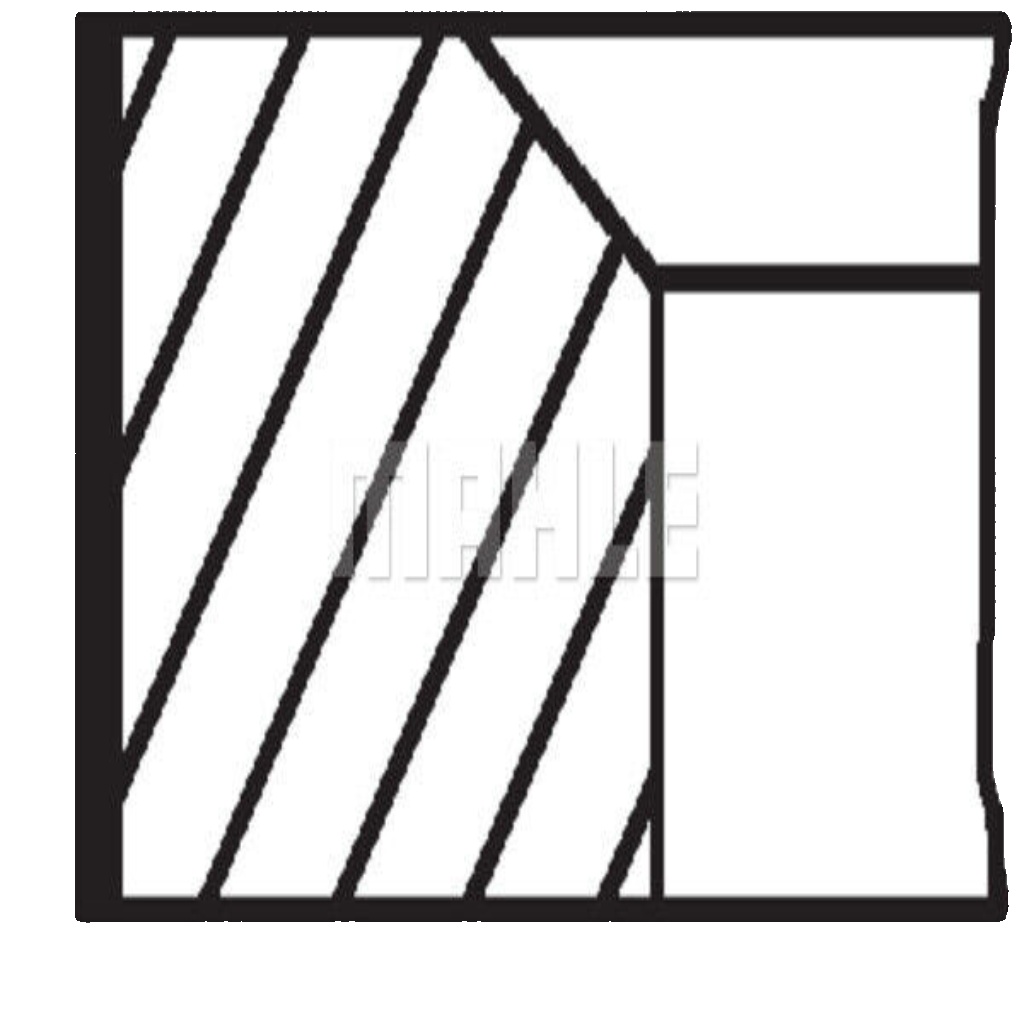 016 02 N2 MAHLE Piston Ring Kit for FORD