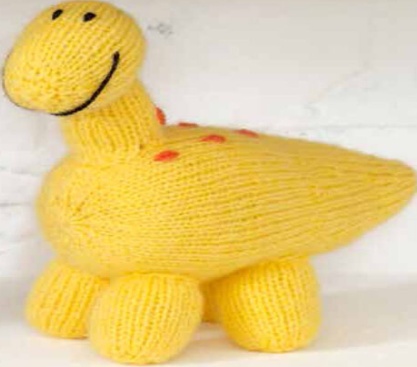 King Cole DK Knitting Pattern - 9105 Dinosaurs Toys
