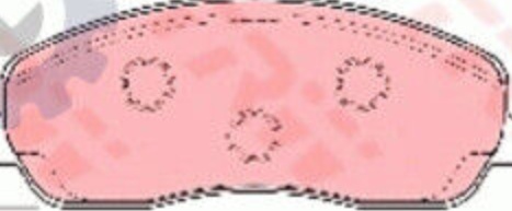 GDB1627 TRW Brake Pad Set, disc brake for LANCIA