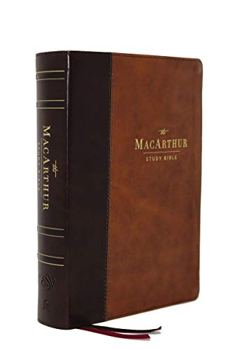 ESV, MacArthur Study Bible, Brown Leathersoft, Thumb Indexed ... - 9780785235651