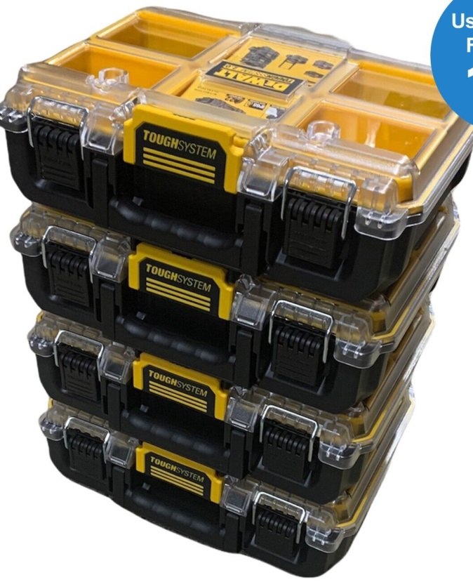 Screw Deal DeWalt Tough System Deep Organiser + 1500 Premium Cutter Torx Screws